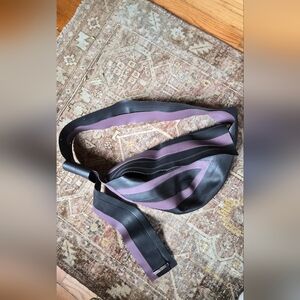 Sunnei Black and Purple Rubber Handbag